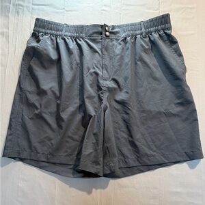 Burlebo Everyday Short 7” River Rock Grey Classic Deer Camo Pocket Men's 2XL